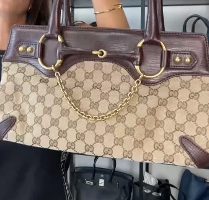 G26031398 Gucci Princey Horsebi GG Canvas