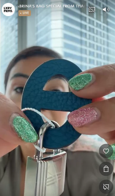 HERMES Blue Calf Maillons Enchaines Shoe Accessory BK34