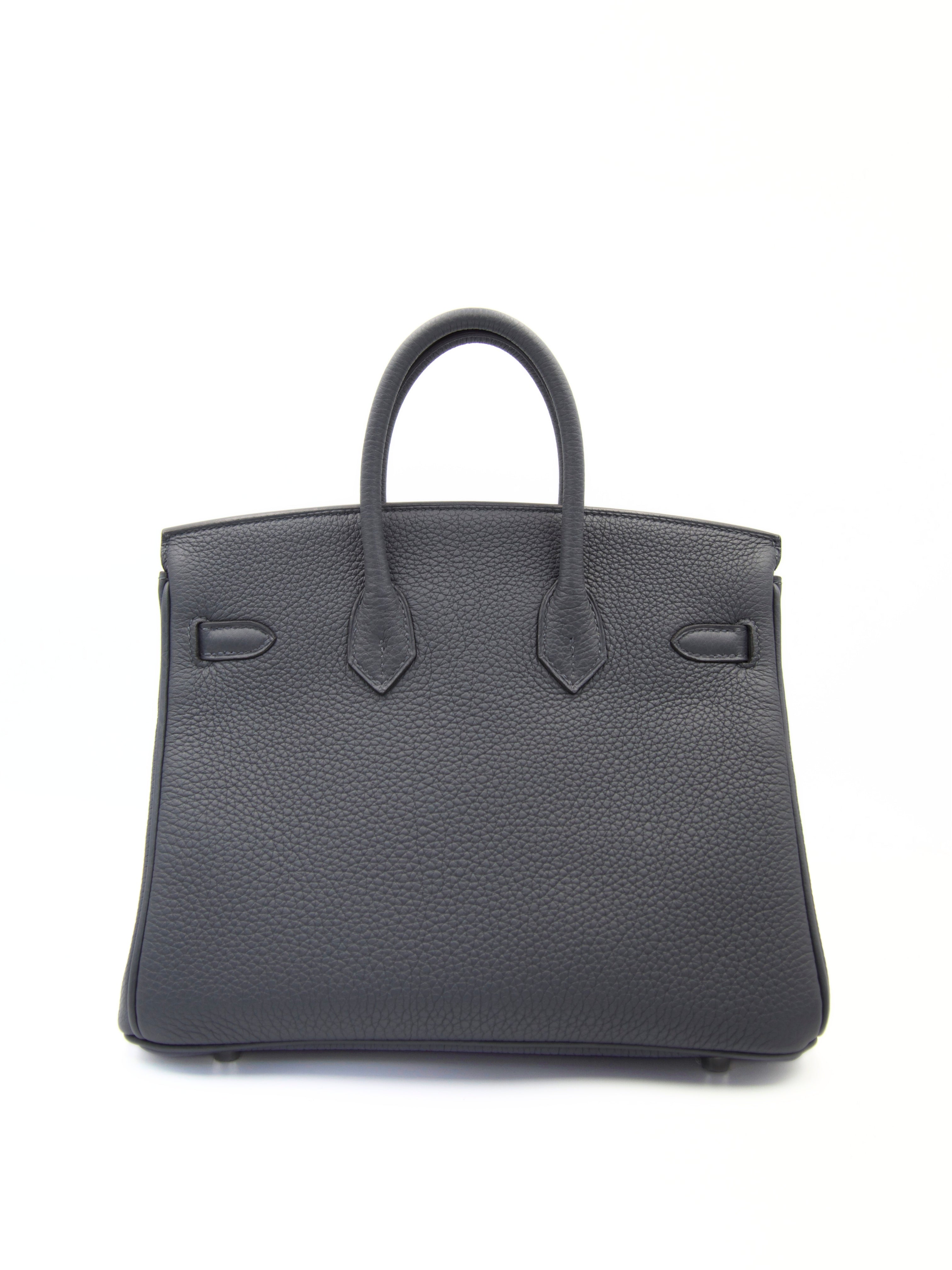 HERMÈS BIRKIN 25CM GRIS MISTY Togo Leather with Palladium Hardware