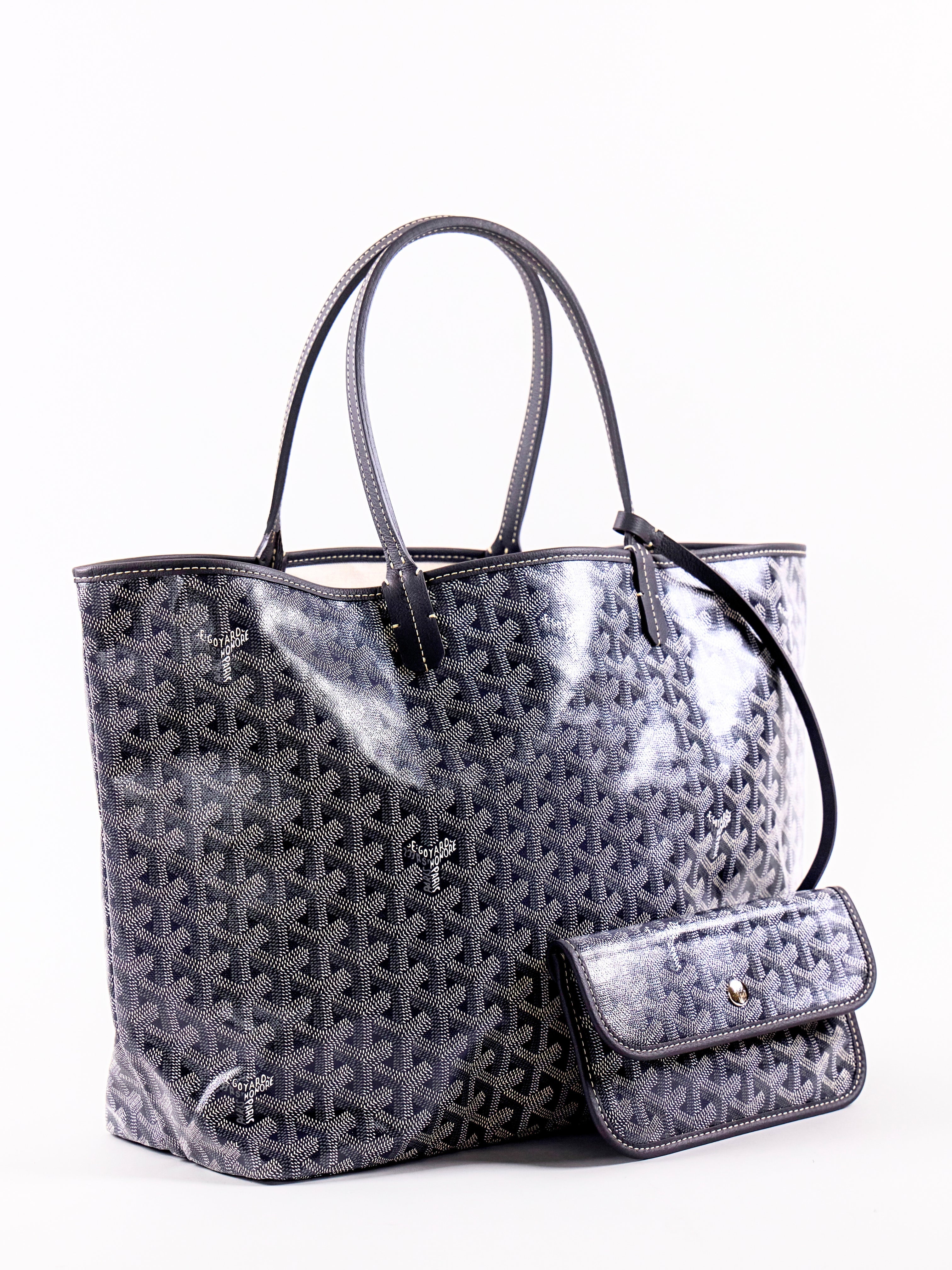 GOYARD Saint Louis PM Bag in Grey