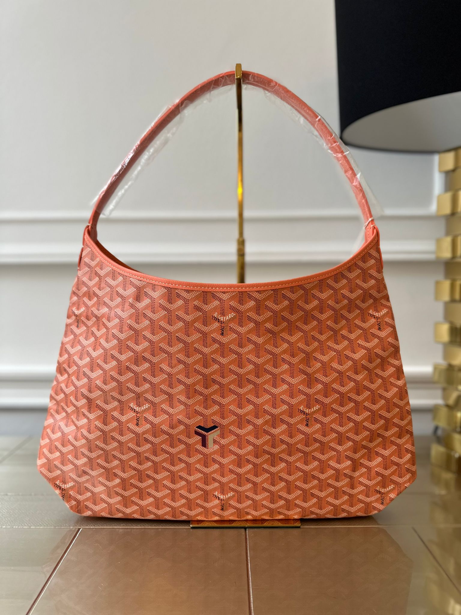 GOYARD Bohème Hobo Bag in Coral