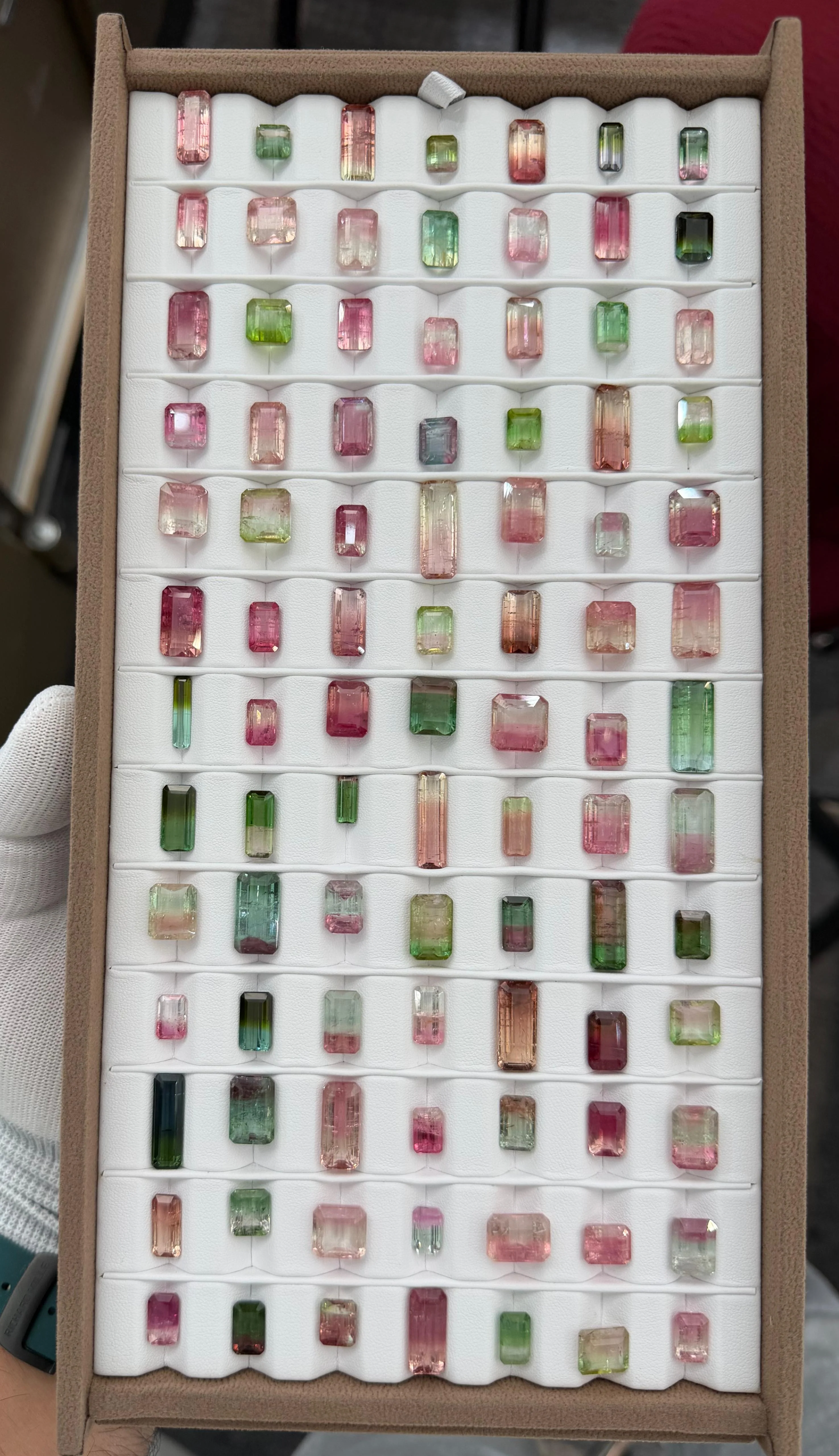 Bio-color tourmaline from Afghanistan (price per 1 stone) DXBCS4081