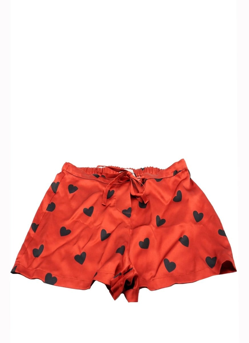 Agent Provocateur hart pj short red and black size 10 ASL6132