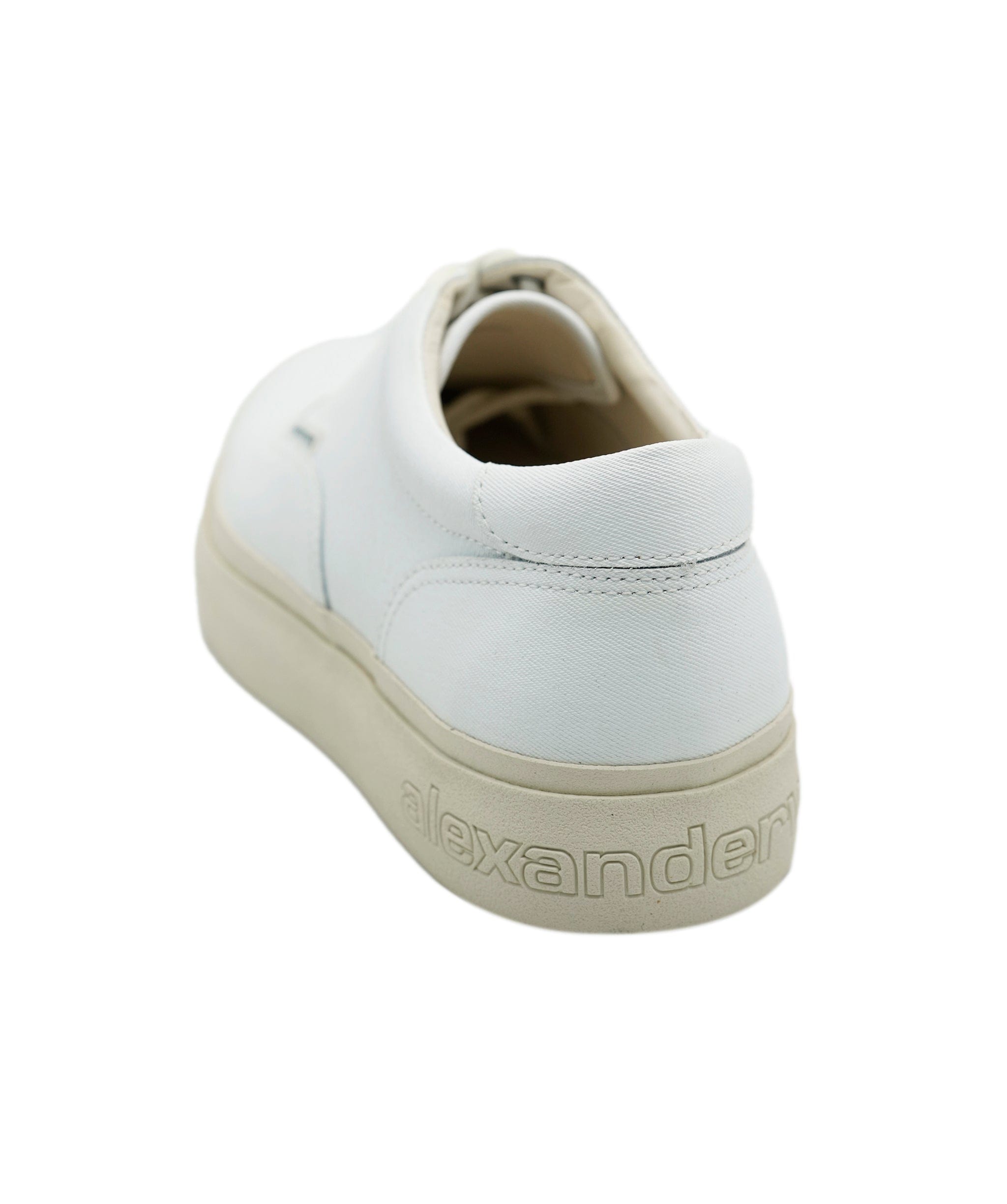 Alexander McQueen Alexander Wang Canvas White Trainers 39 New In Box ALL0467