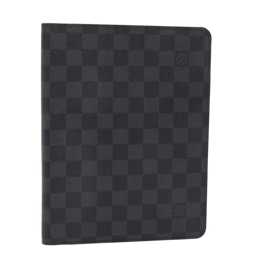 LOUIS VUITTON Damier Graphite Agenda Bureau Note Cover R20974 LV Auth am4703