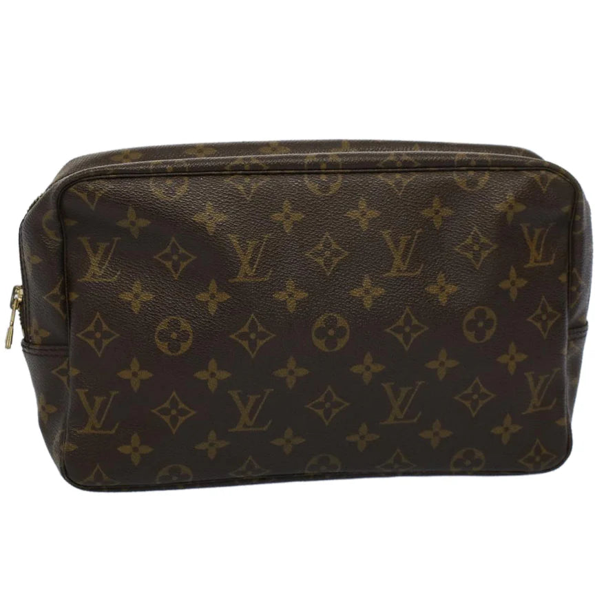 LOUIS VUITTON Monogram Trousse Toilette 28 Clutch Bag M47522 LV Auth am5057