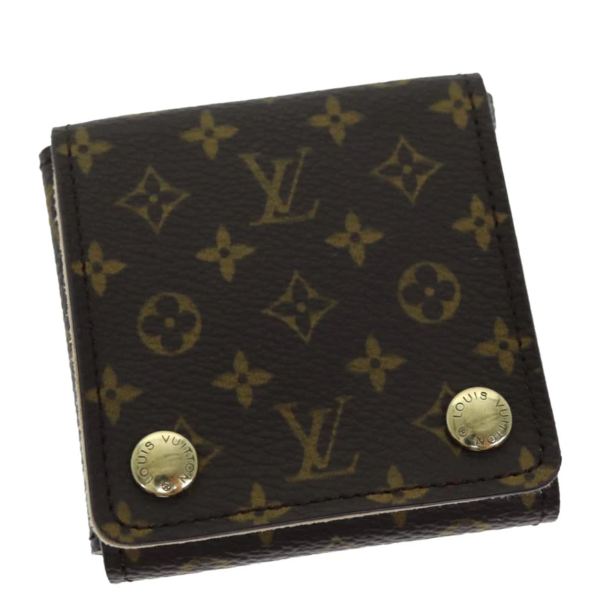 LOUIS VUITTON Monogram Jewelry Case Jewelry Box LV Auth am6201