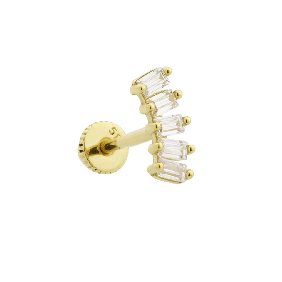 14 Karat Gold Grafton Labret Earring QOHC9