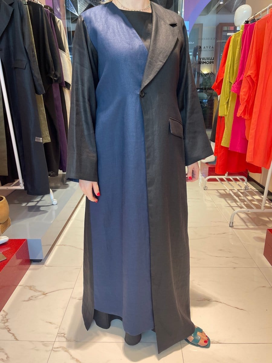 ADJUSTABLE COAT-ABAYA (عباية) “MULLA” (LINEN COLLECTION)