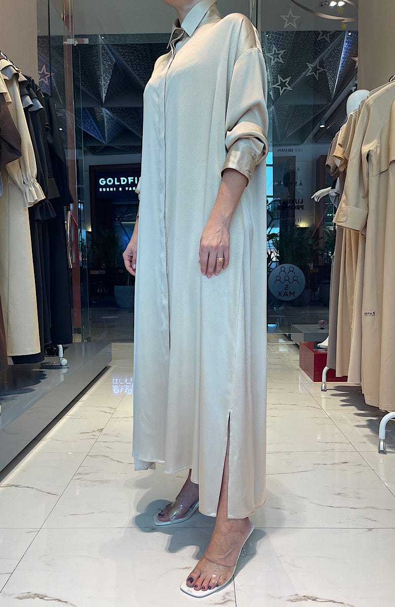 ASYA K. SHIRT DRESS (فستان) “ELENA” (PIQUE COLLECTION)