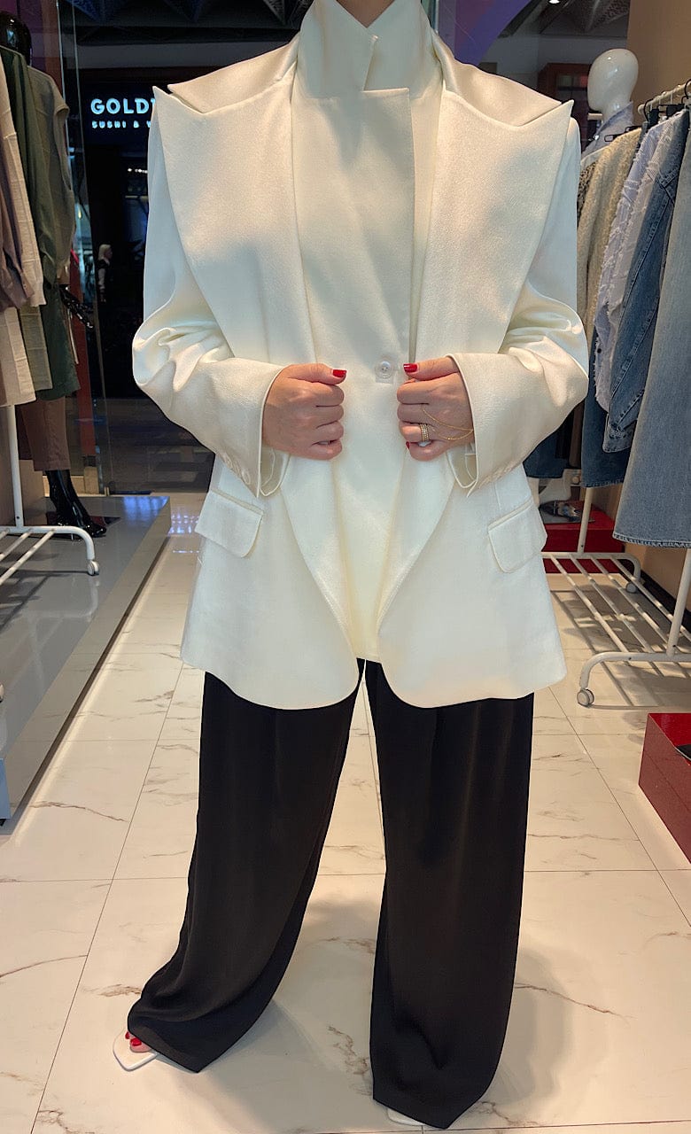 ASYA K. OVERSIZED DOUBLE LAYERED BLAZER "CITLALI" ( السترة)