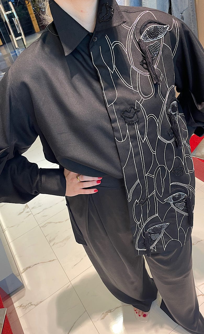 ASYA K. EMBROIDERED SHIRT  (قميص) “DARIA”