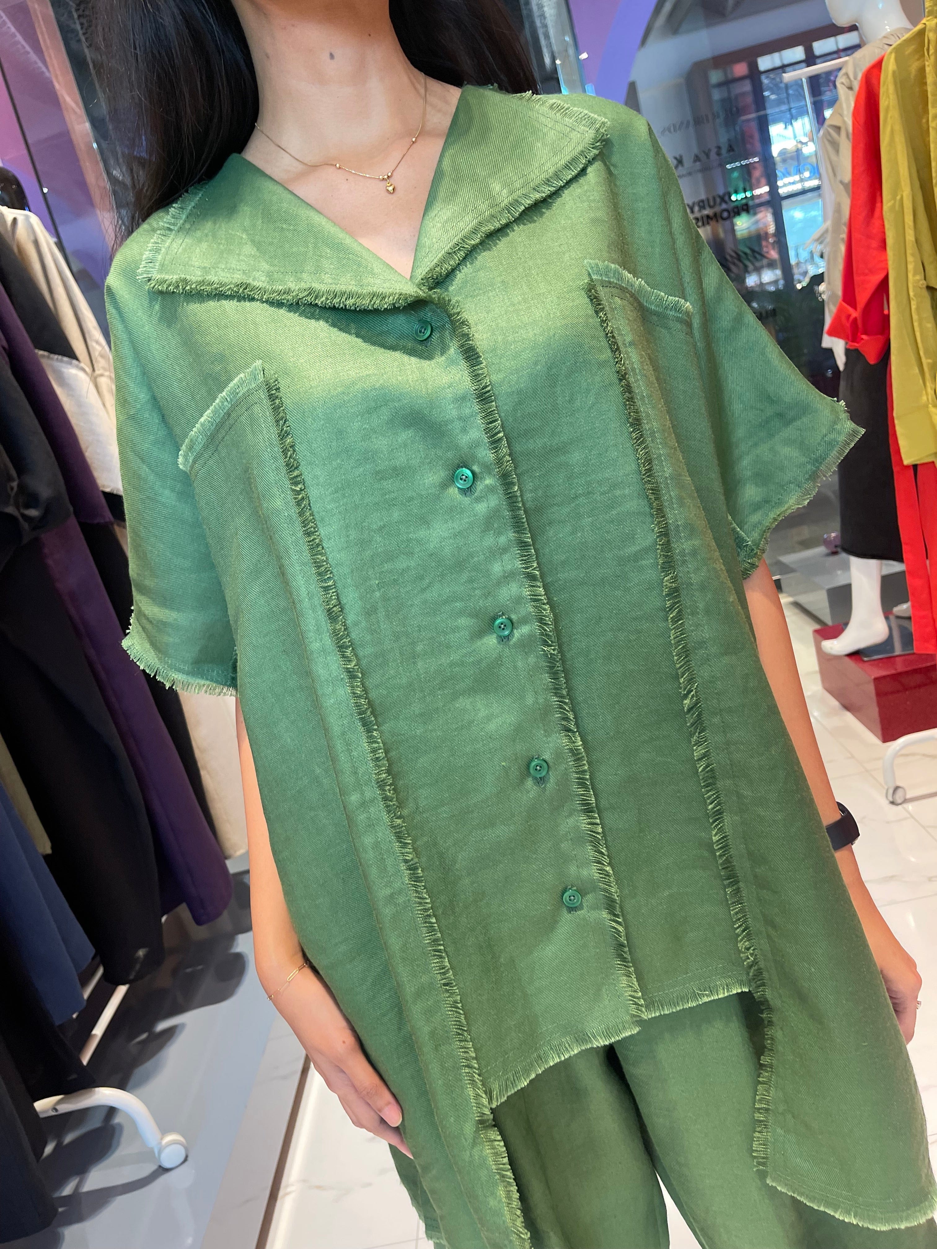 ASYA K. LOOSE FIT LINEN SHIRT (قميص) “OLGA” (LINEN COLLECTION)