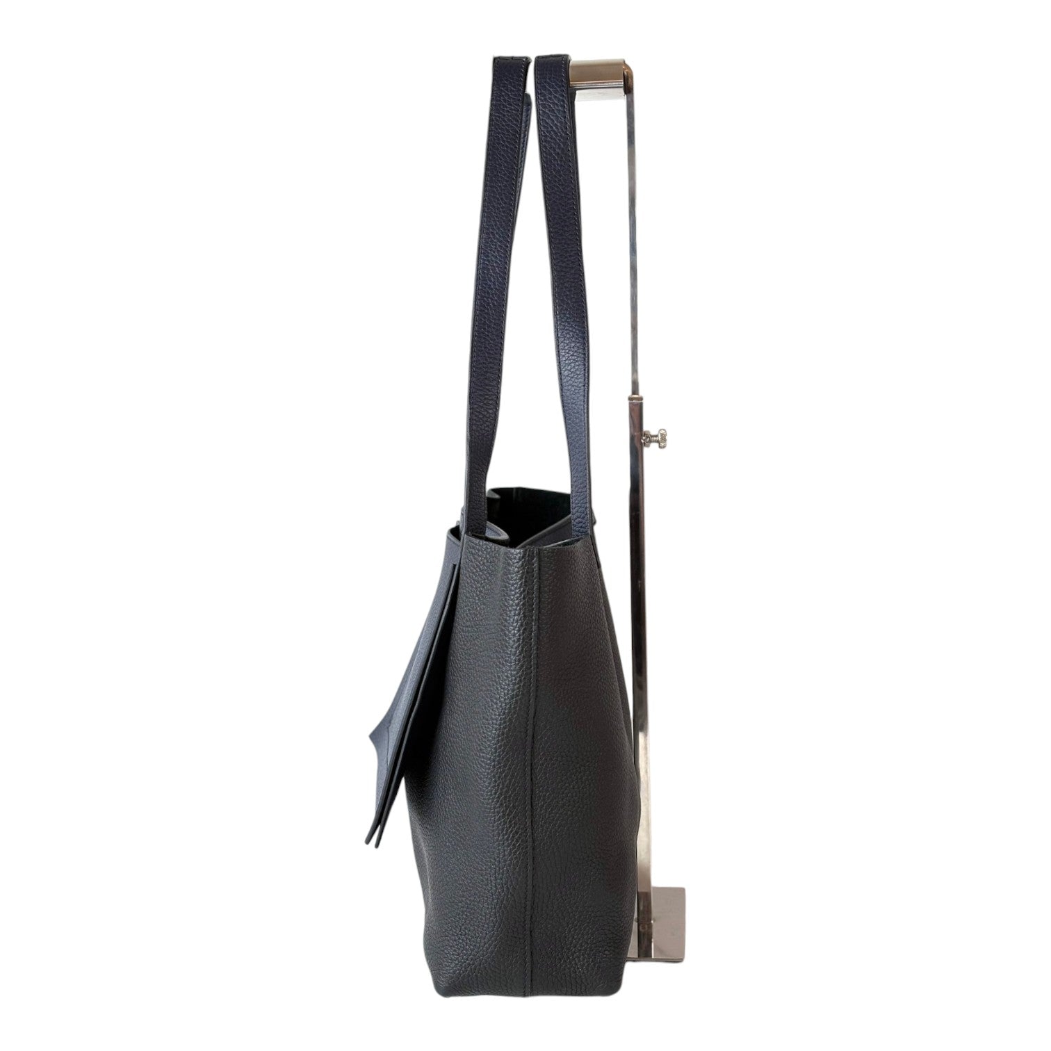 Hermes Cabasellier Bicolour Bag in Clemence Leather Black/Blue