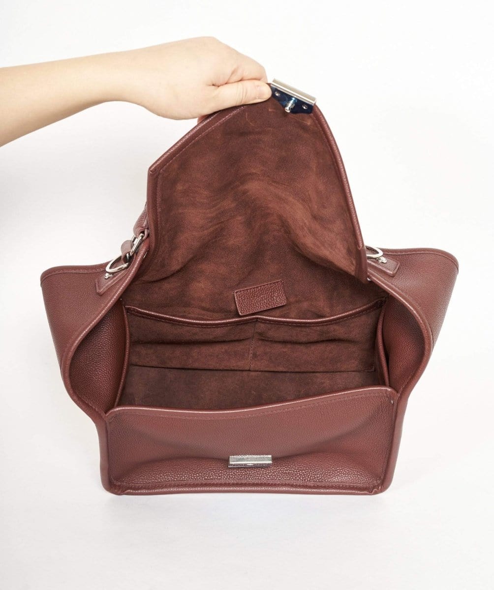 Balenciaga Balenciaga Burgundy Top Handle Bag