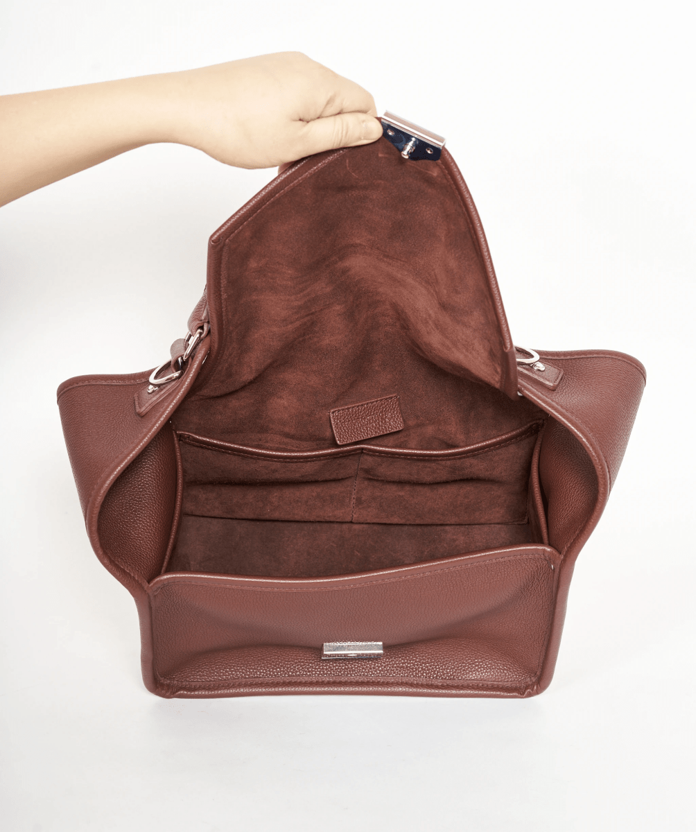 Balenciaga Balenciaga Burgundy Top Handle Bag