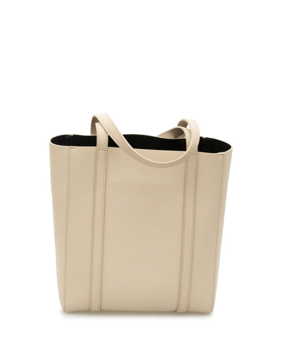 Balenciaga Cream Leather Soft Tote Bag - AGL1491