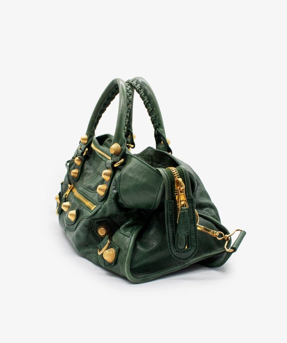 Balenciaga Balenciaga Green Work Giant 2-way bag RJL1156