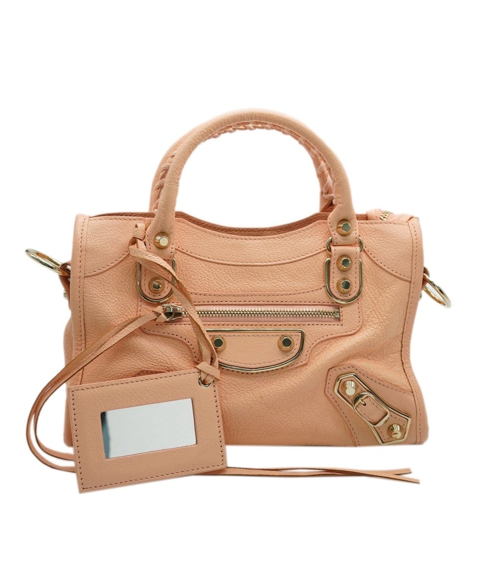 Balenciaga Balenciaga mini peach city bag  - AJC0447