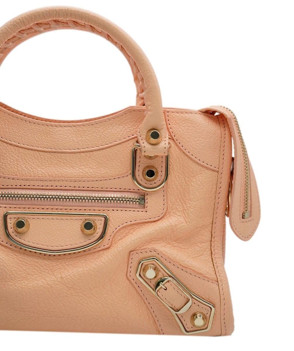 Balenciaga Balenciaga mini peach city bag  - AJC0447