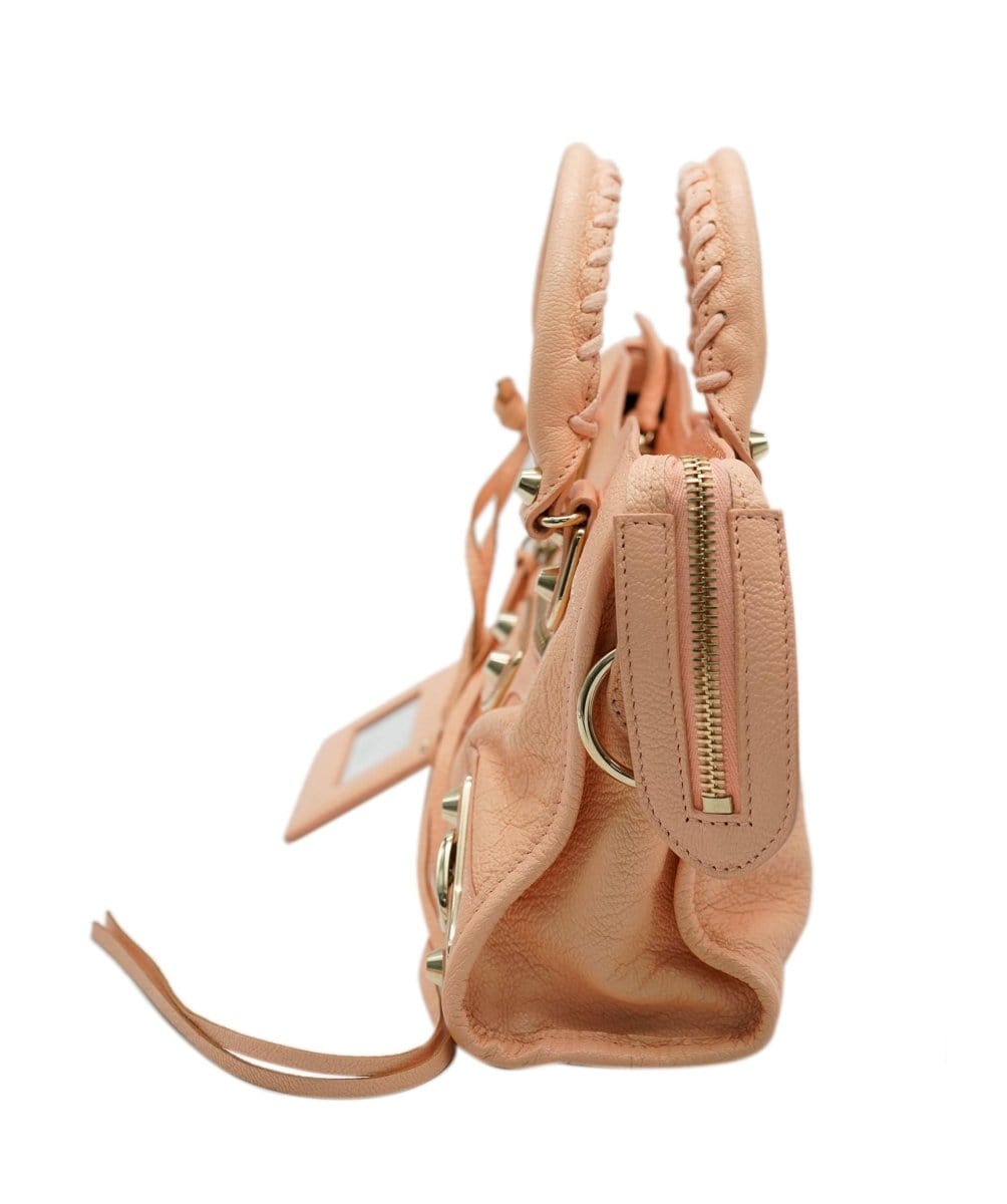 Balenciaga Balenciaga mini peach city bag  - AJC0447