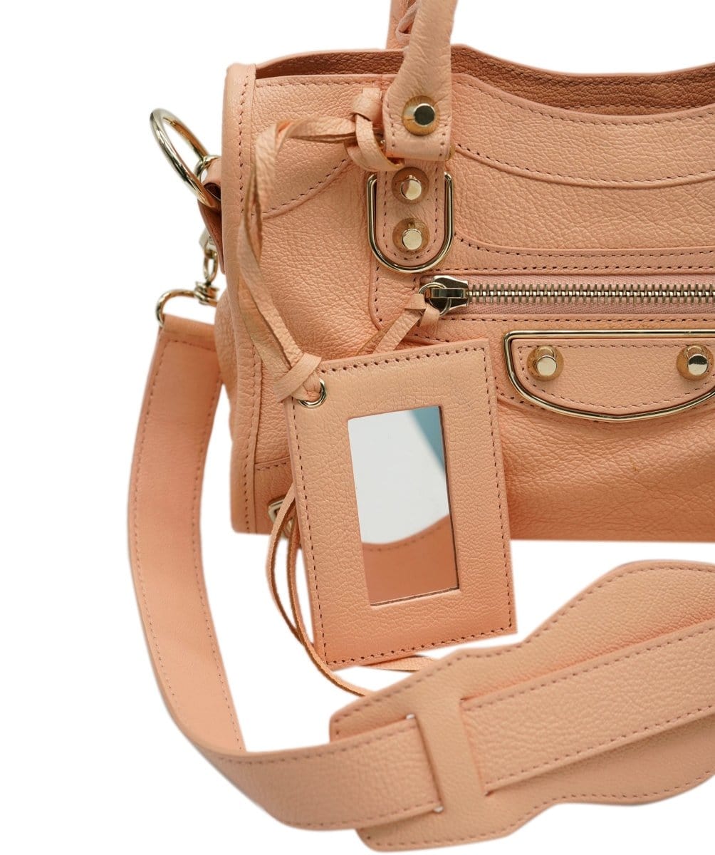 Balenciaga Balenciaga mini peach city bag  - AJC0447