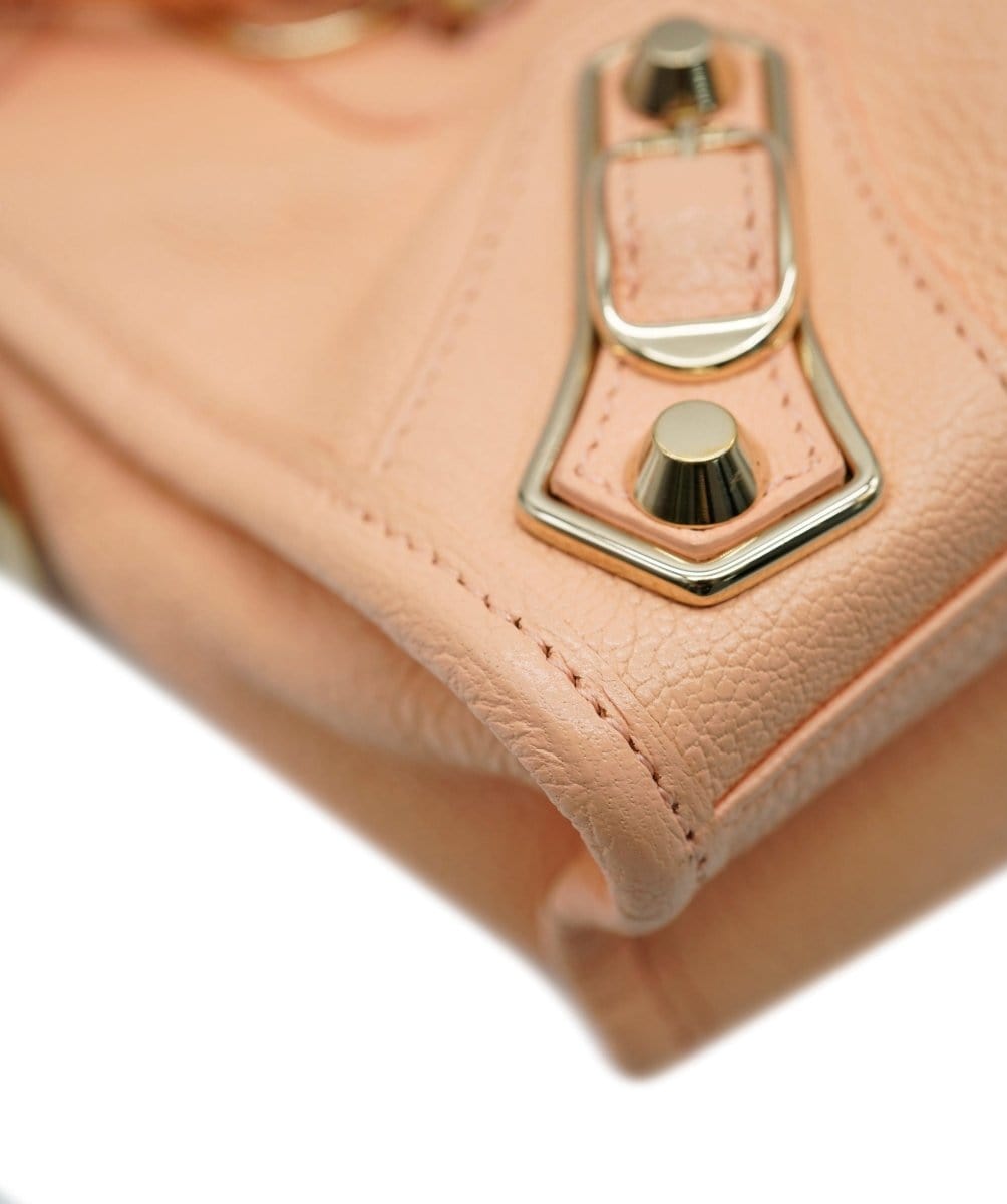 Balenciaga Balenciaga mini peach city bag  - AJC0447