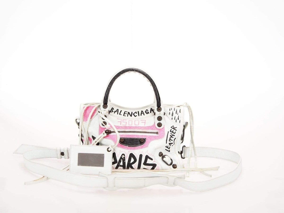 Balenciaga Balenciaga Motocross Classic Graffiti City Bag MW2854