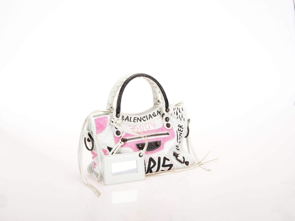 Balenciaga Balenciaga Motocross Classic Graffiti City Bag MW2854