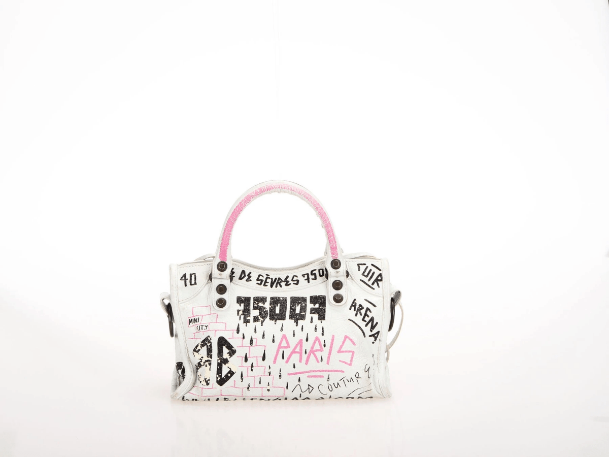 Balenciaga Balenciaga Motocross Classic Graffiti City Bag MW2854