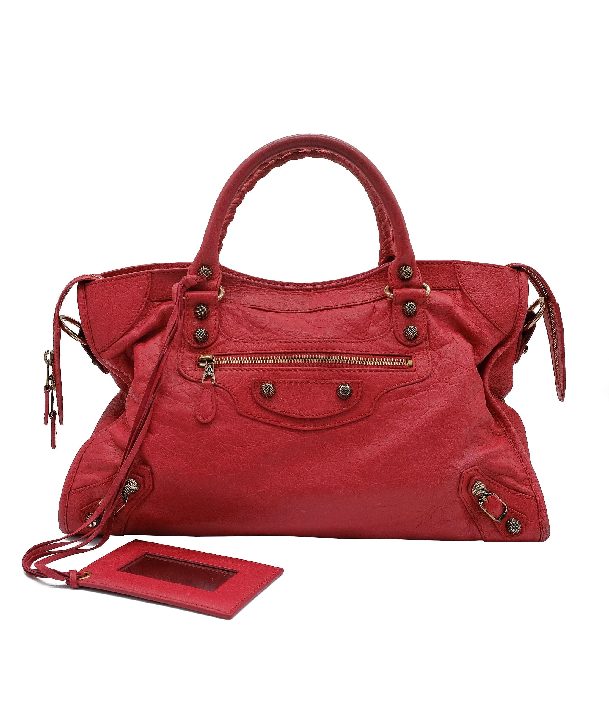 Balenciaga Balenciaga Motorcross Red Handbag RJC2627