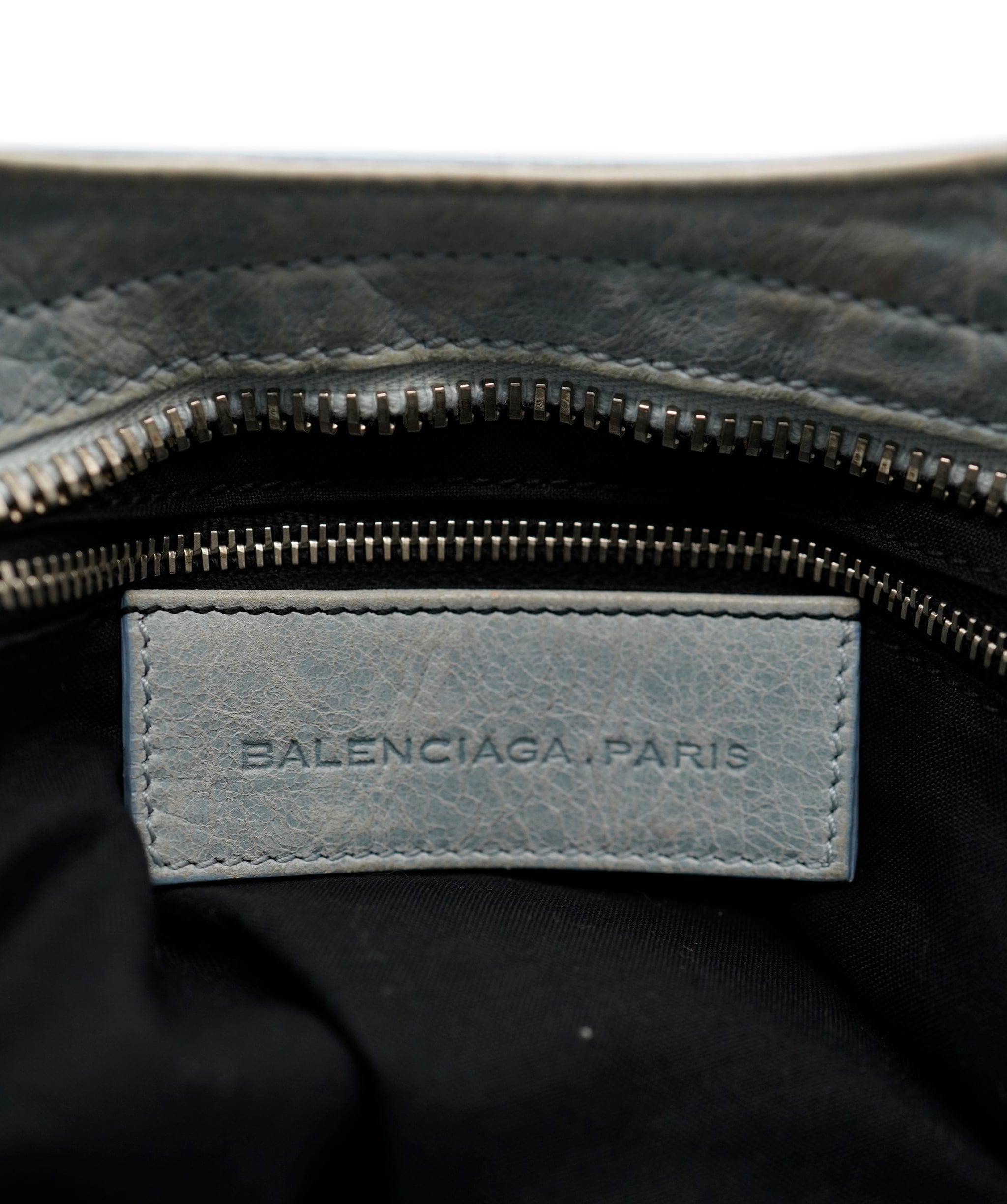 Balenciaga Balenciaga sky blue large city bag with SHW - AJC0448