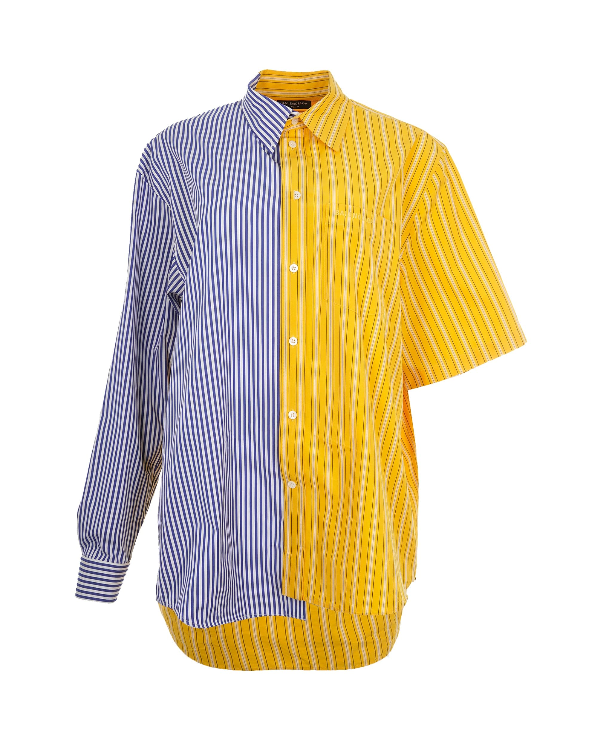 Balenciaga Balenciaga Duo Colour Pinstripe Shirt SIze Small ALL0435