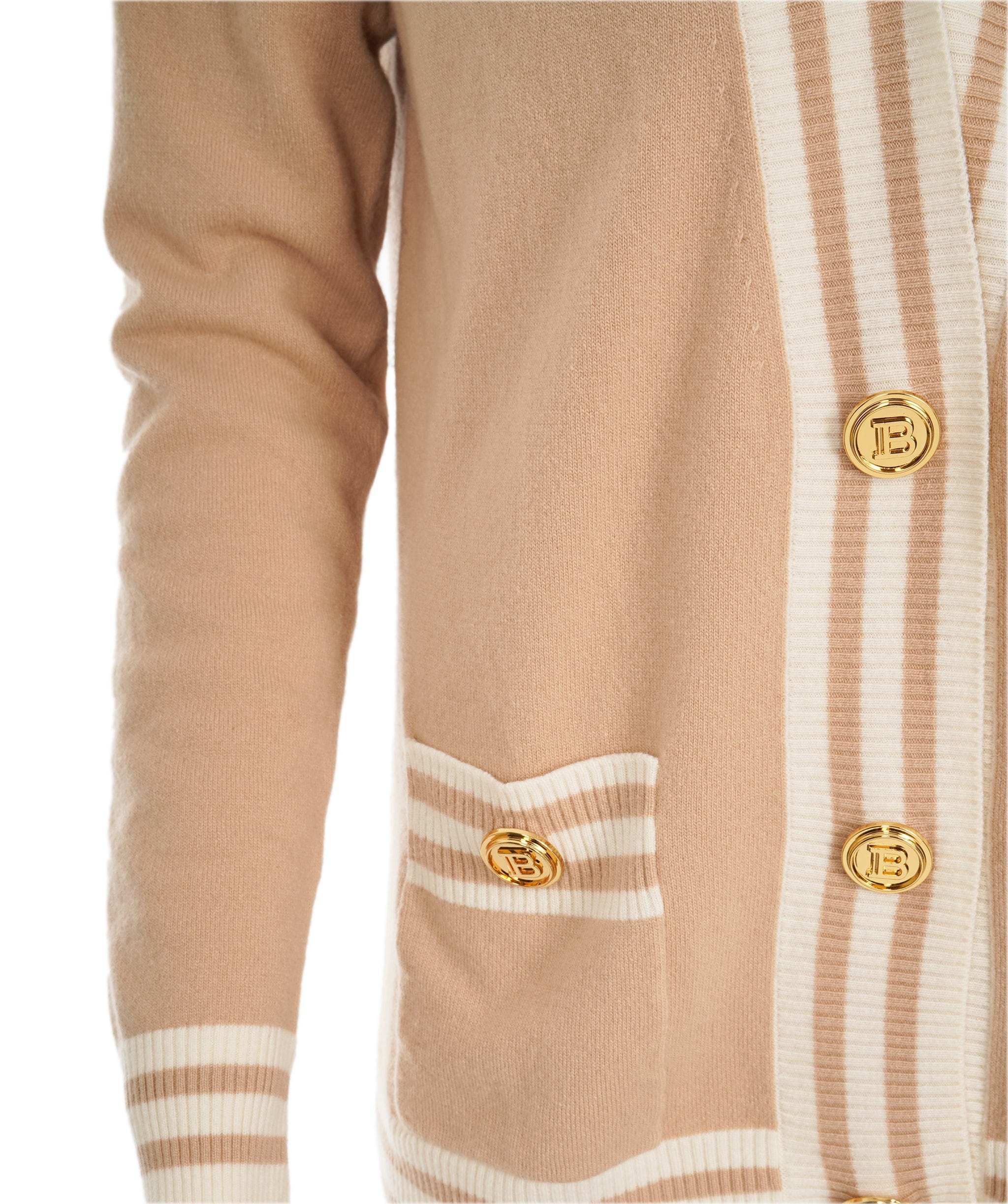 Balmain Balmain Camel Cardigan  ALC1606