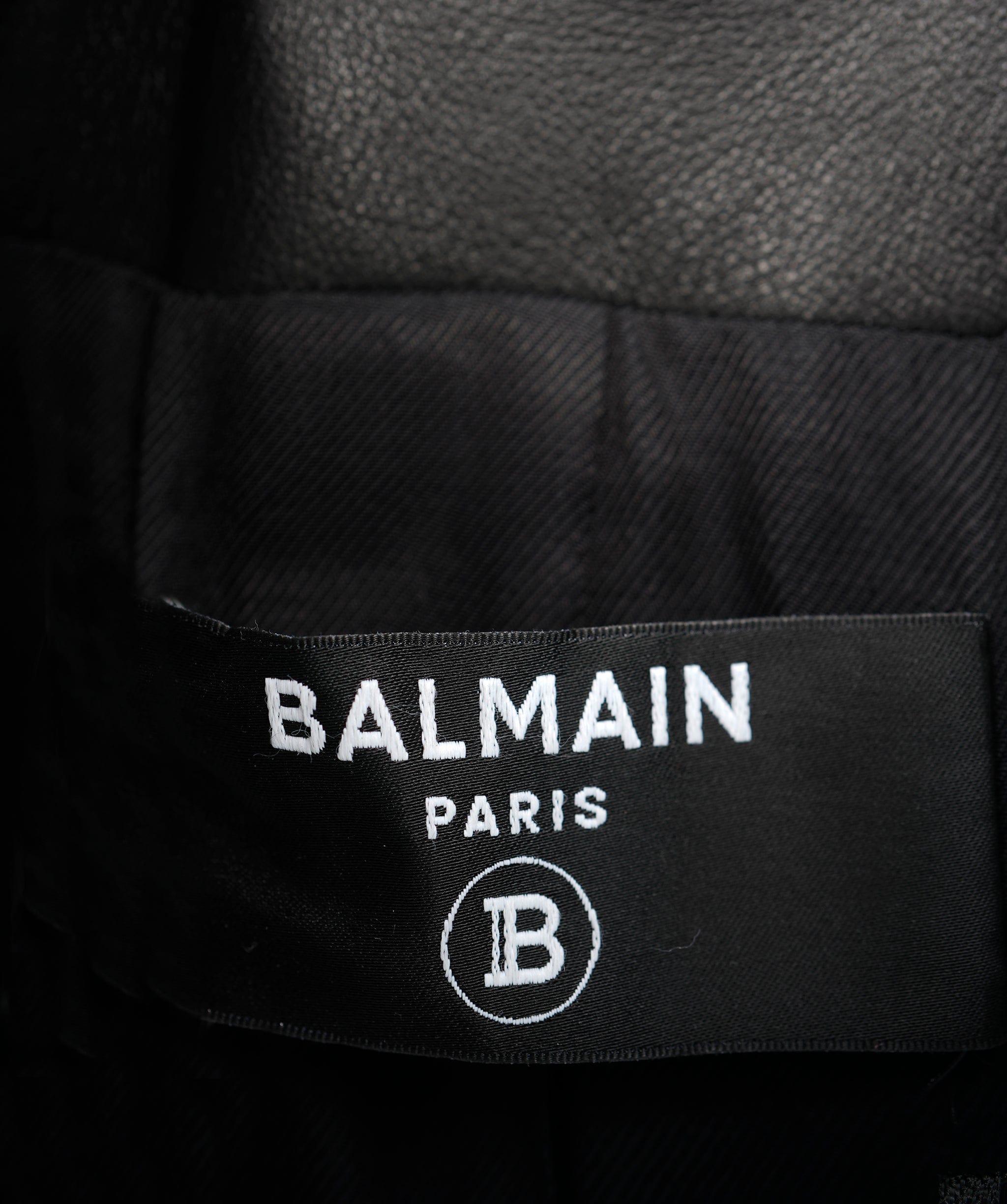 Balmain Balmain Double Breasted Leather Blazer  ALC1092