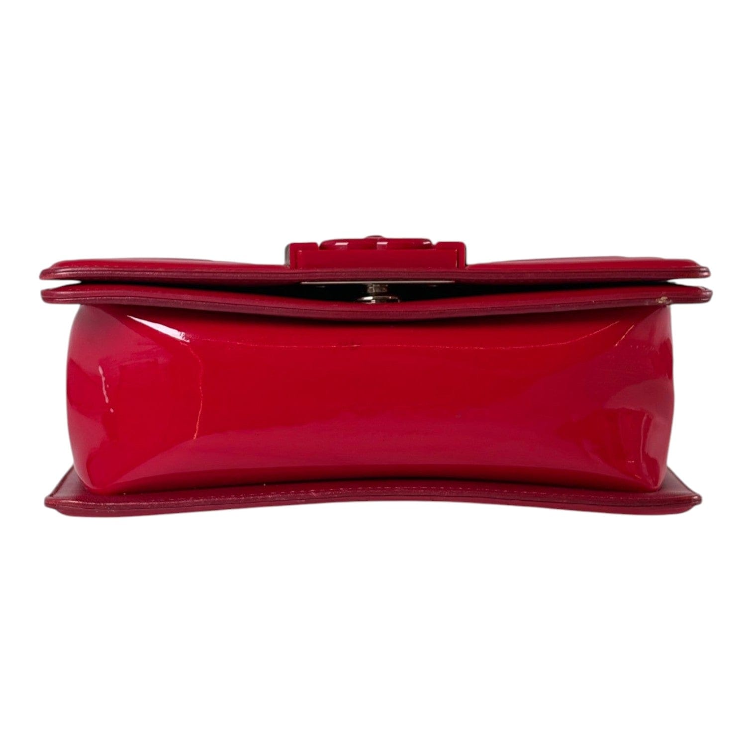 Chanel Leboy Patent Red Small Bag