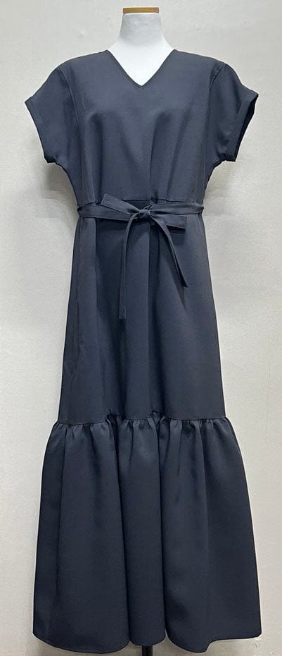 BETTERKIND V-NECK BELTED DRESS “LEE-JOHN” (فستان)