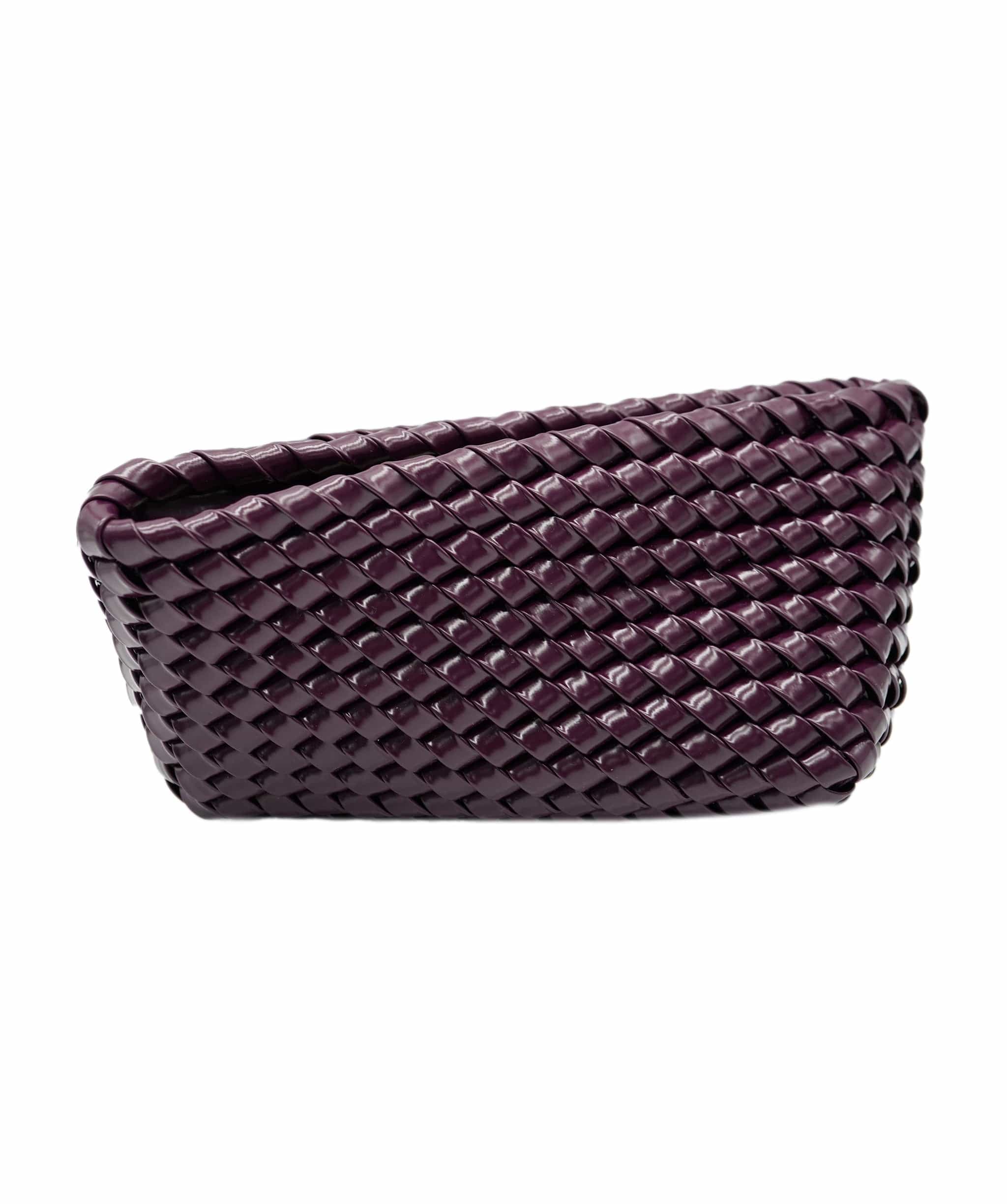 Bottega Bottega veneta mystic intrecciato woven leather clutch AGL2460