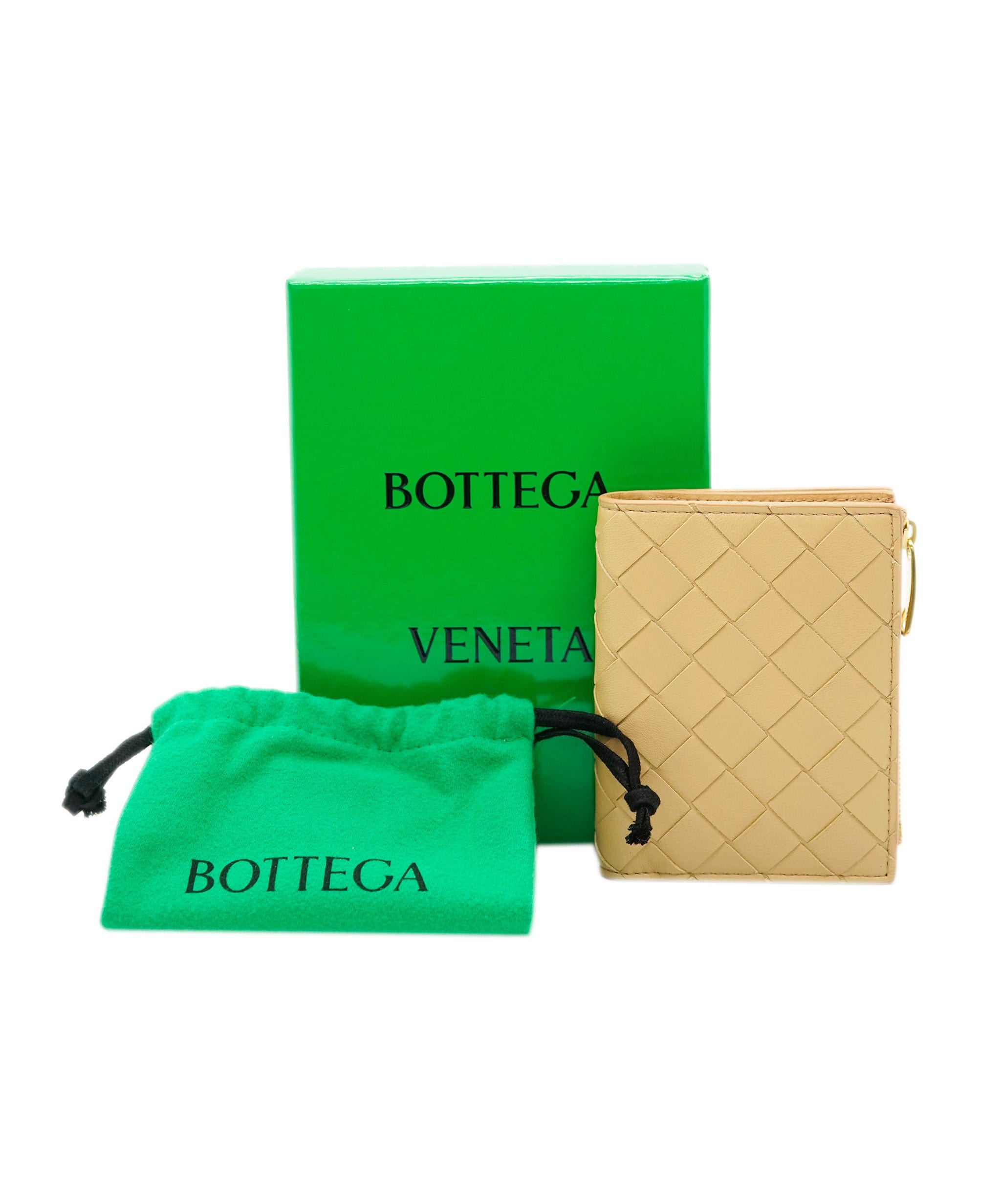 Bottega Veneta Bottega almond large bifold wallet  AJL0204