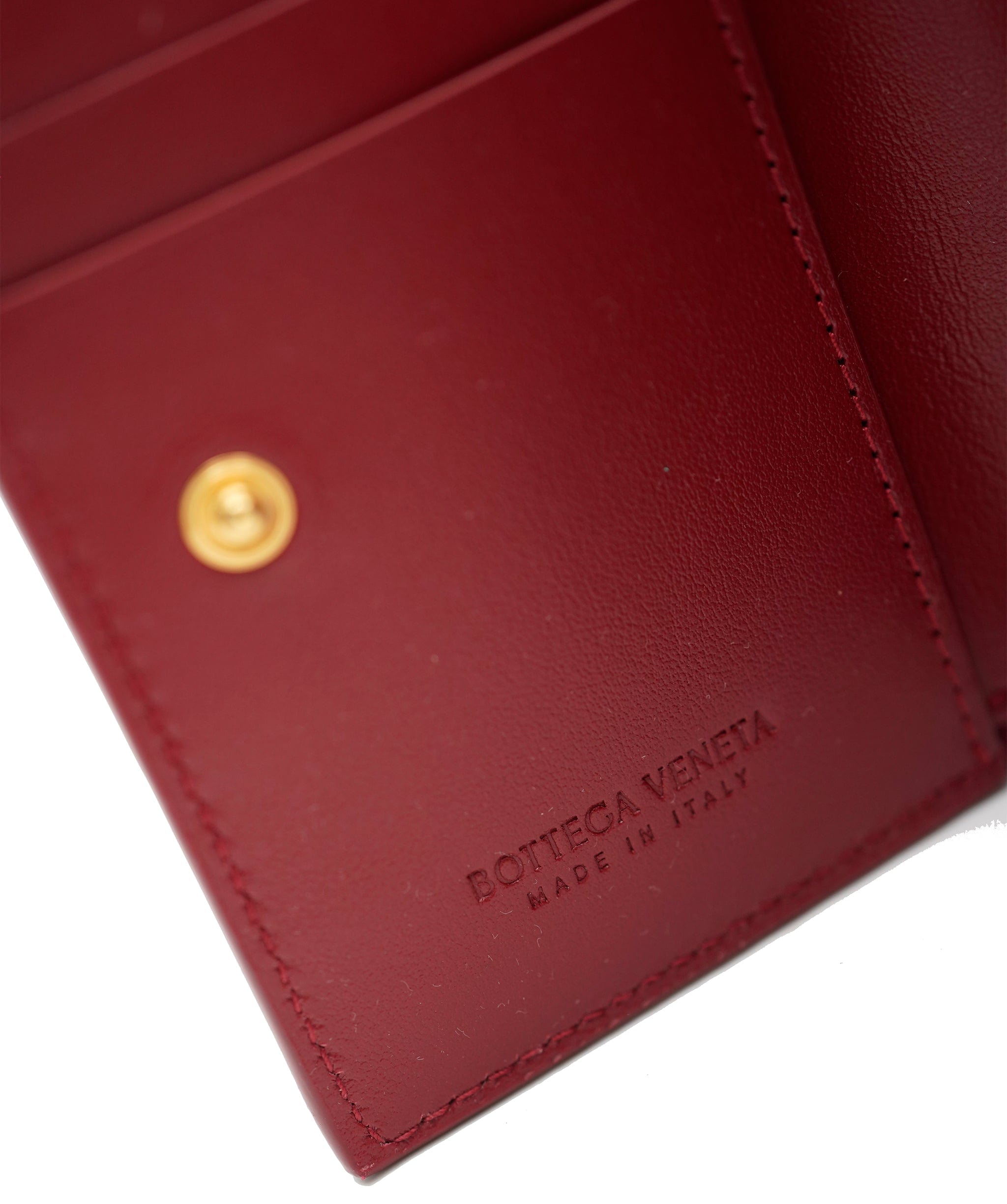 Bottega Veneta Bottega Veneta Dark Red Wallet ASL10003