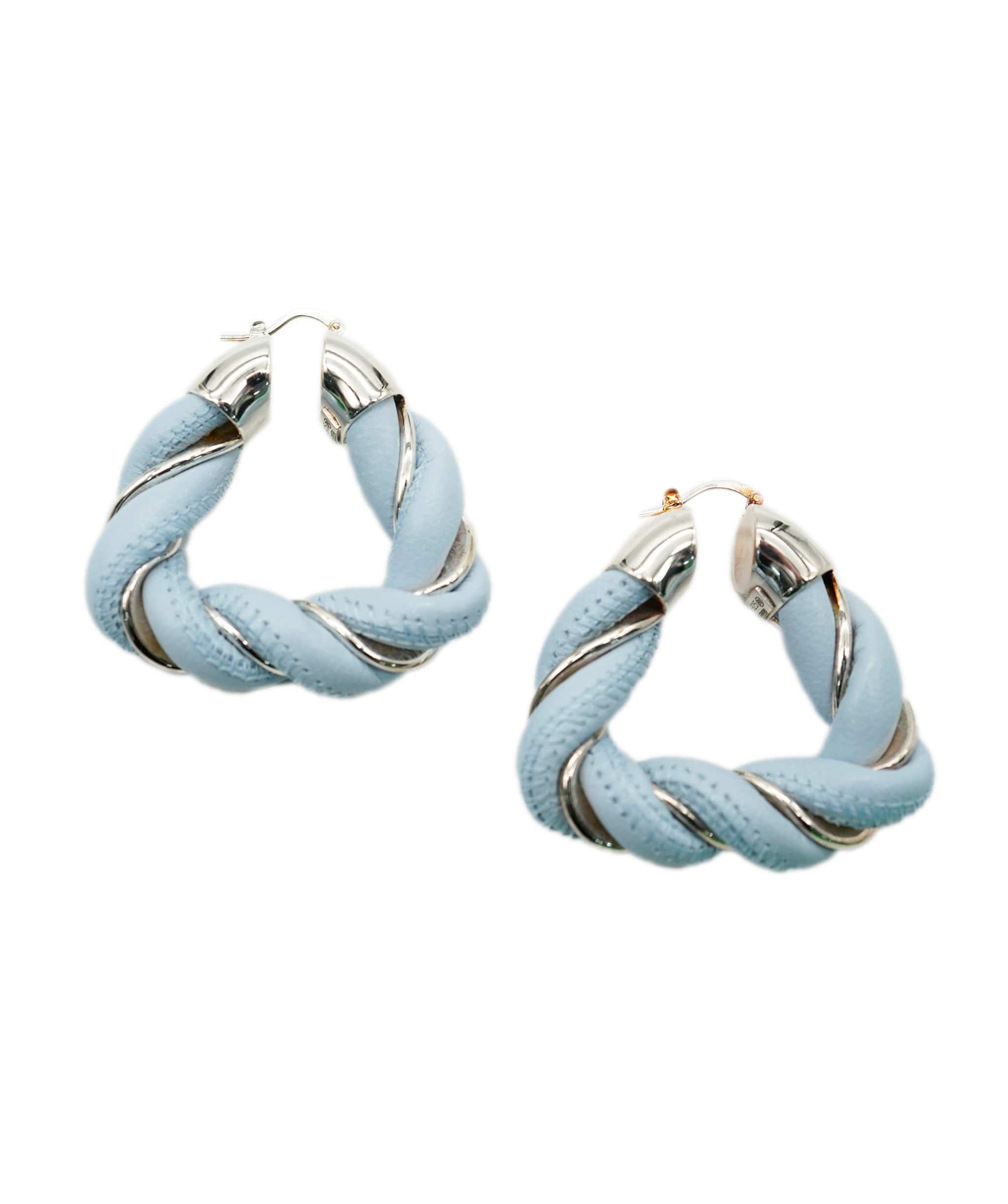 Bottega Veneta Bottega Veneta Woven Earrings - Blue ASL10092