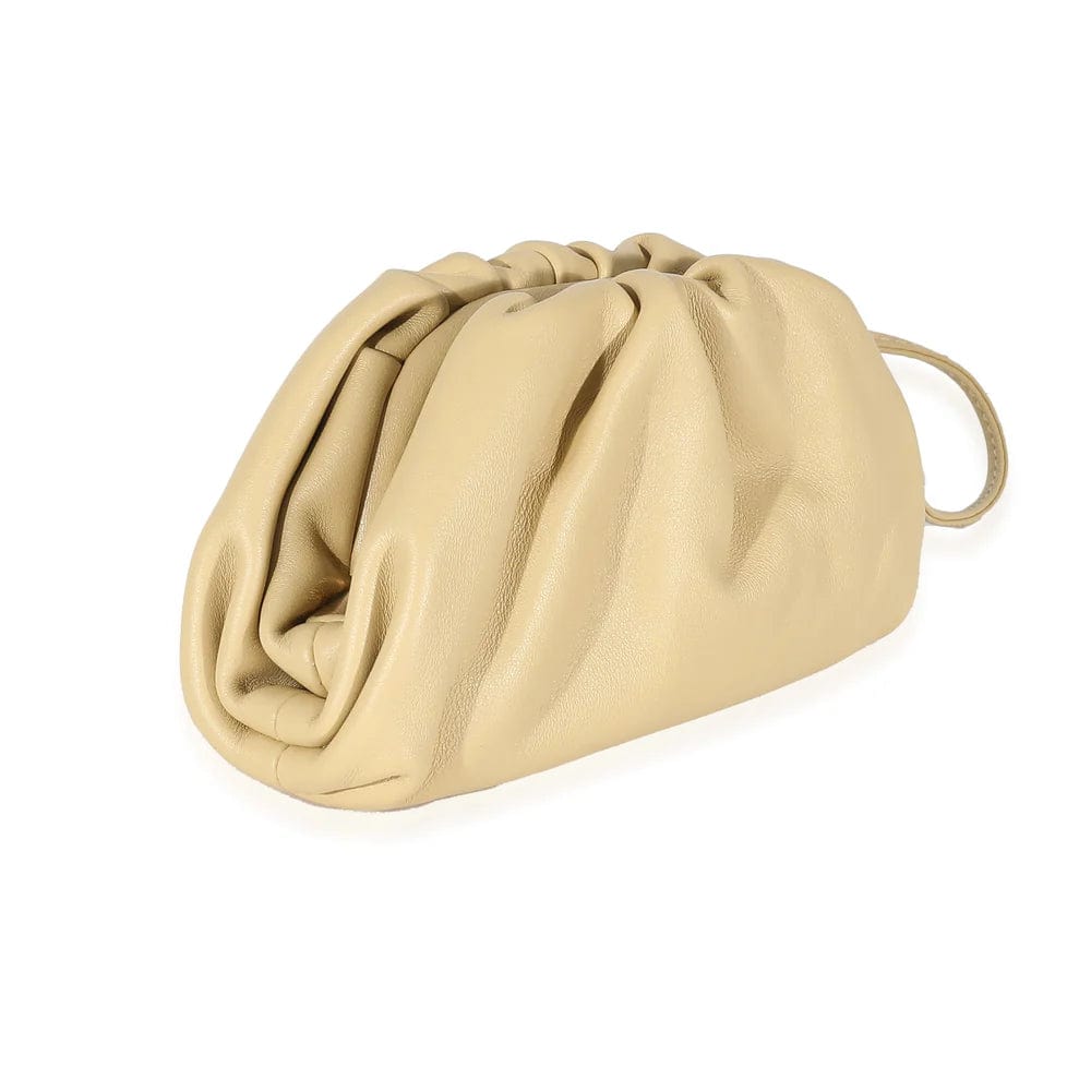 Bottega Veneta Bottega Mini Beige Pouch - DXBS1467