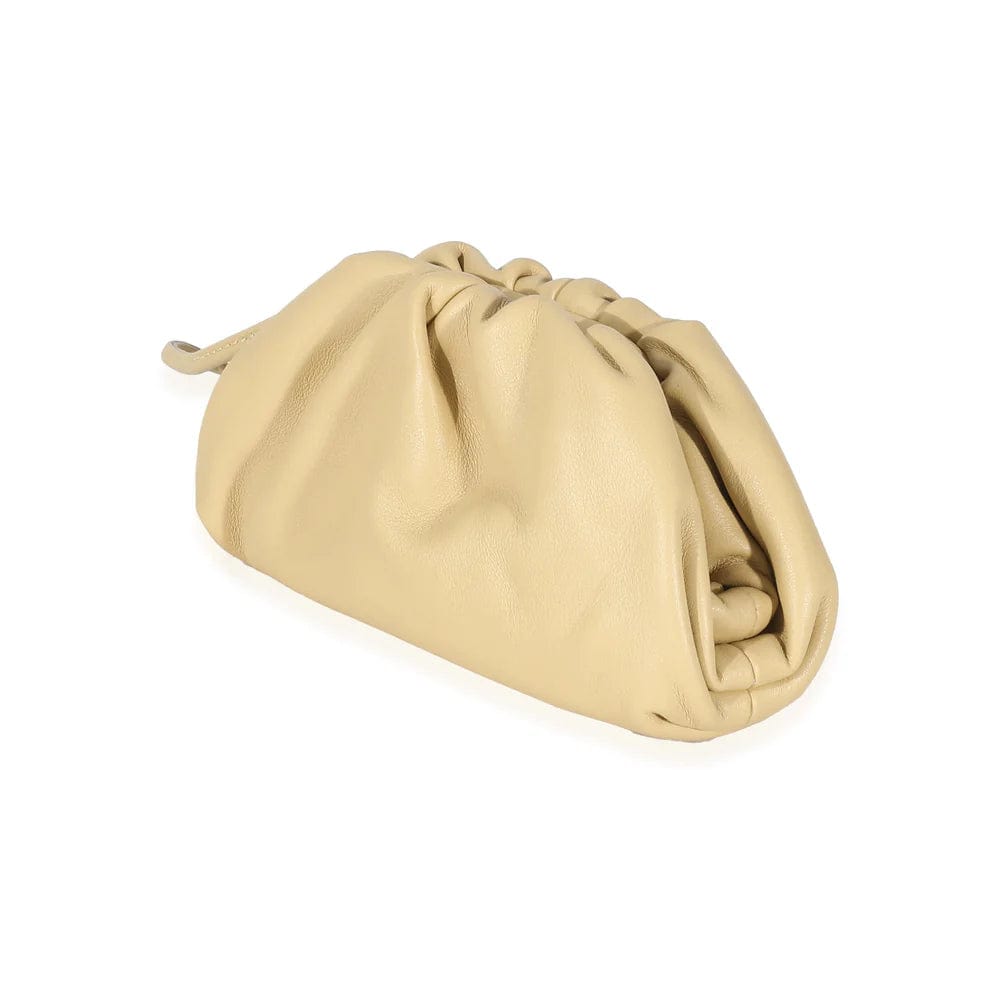 Bottega Veneta Bottega Mini Beige Pouch - DXBS1467