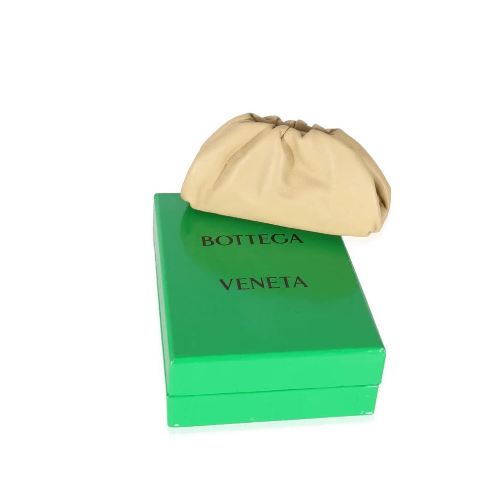 Bottega Veneta Bottega Mini Beige Pouch - DXBS1467