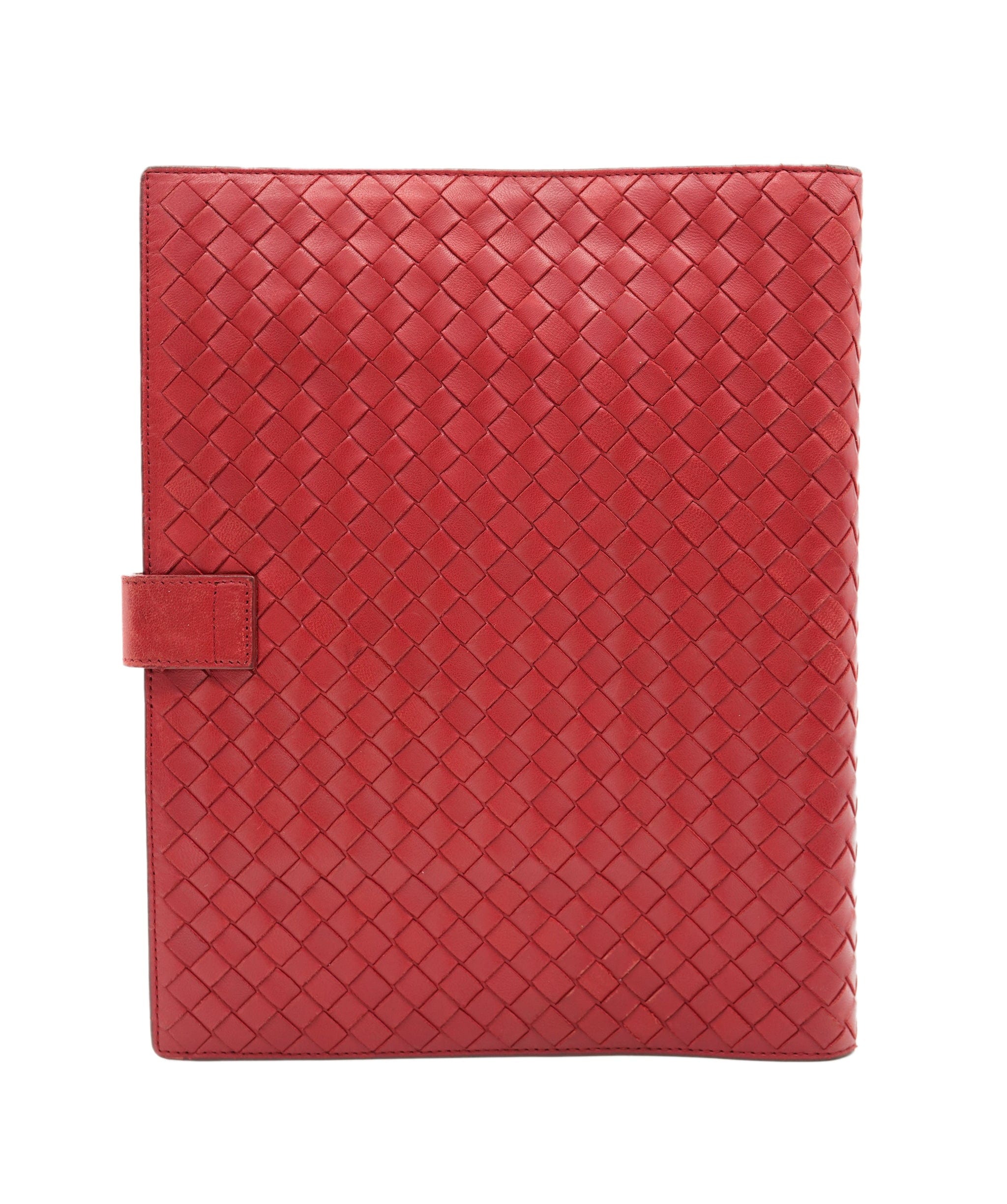 Bottega Veneta BOTTEGA VENETA INTRECCIATO Day Planner Cover Leather Red 181727 Auth yk14925 DBXS1681