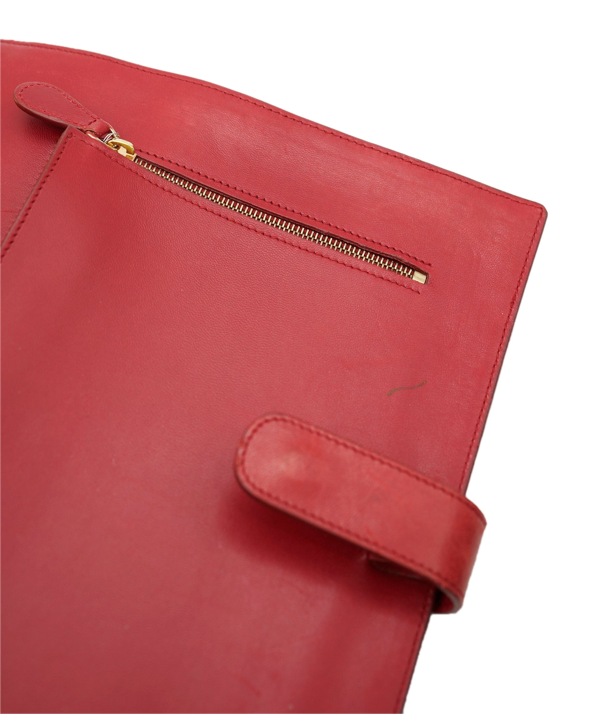 Bottega Veneta BOTTEGA VENETA INTRECCIATO Day Planner Cover Leather Red 181727 Auth yk14925 DBXS1681