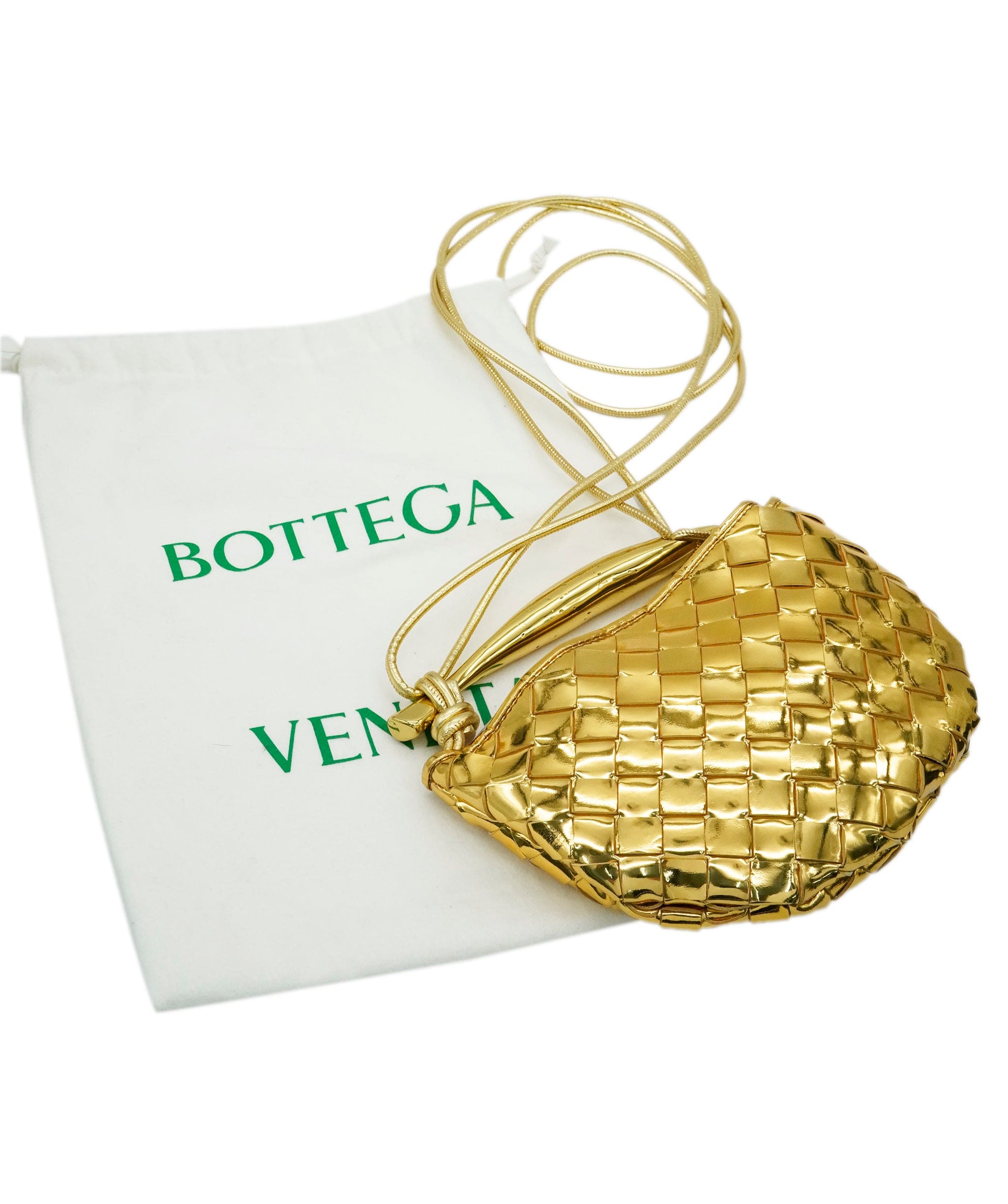 Bottega Veneta Bottega Veneta Mini Sardine Gold Bag  ALC1962