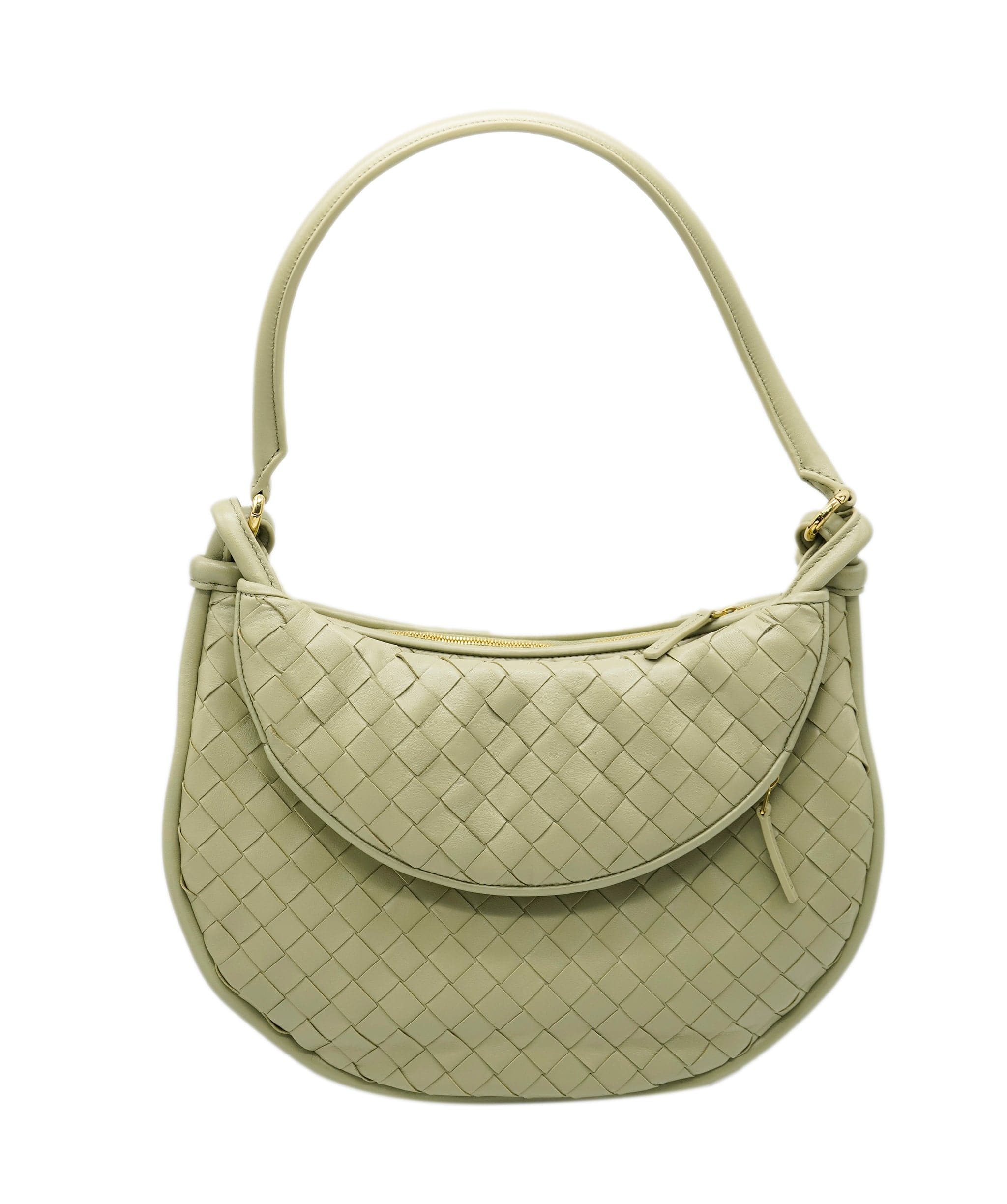 Bottega Veneta Bottega Veneta Travertine Nappa Intrecciato Medium Gemelli ABC0742