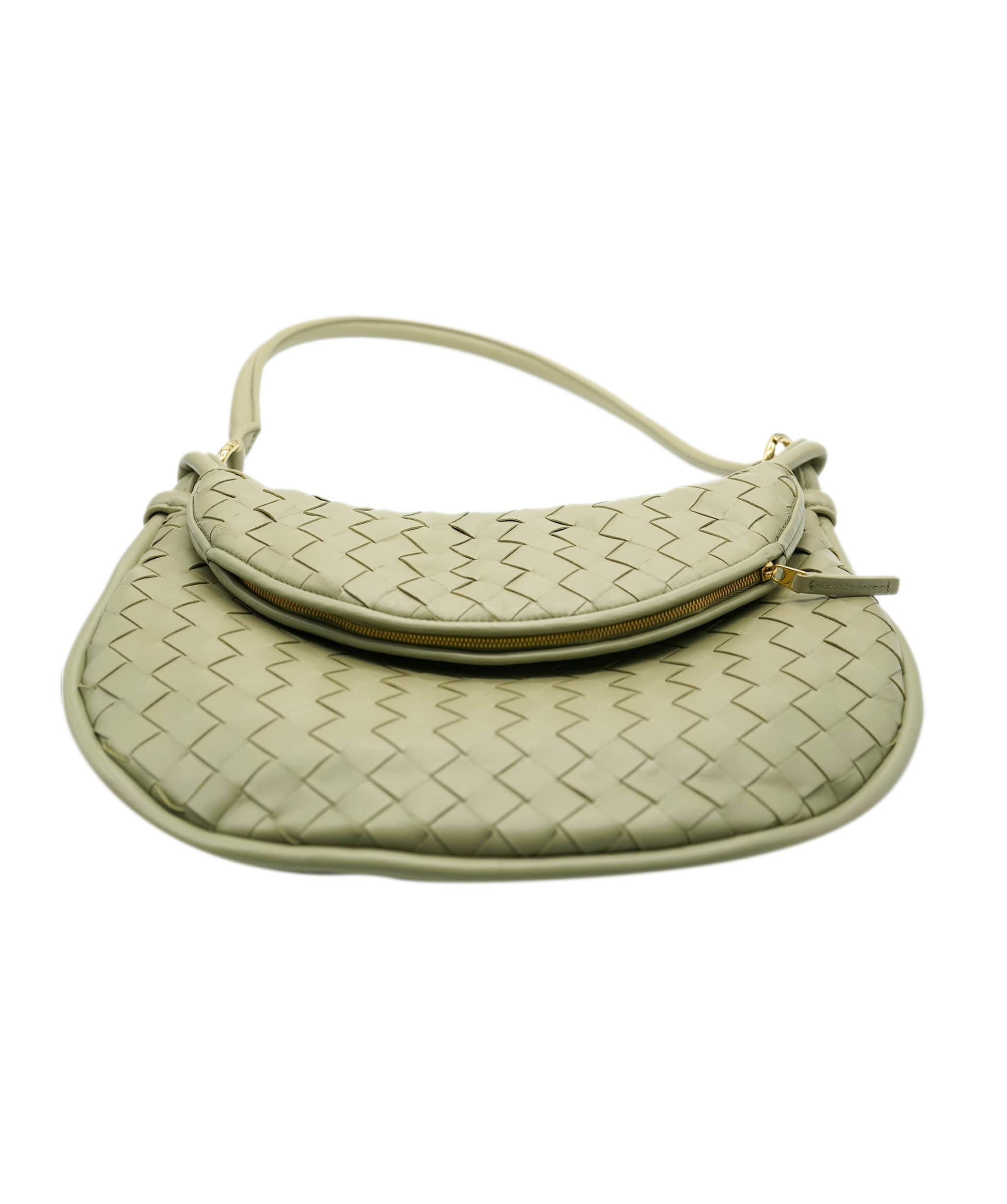 Bottega Veneta Bottega Veneta Travertine Nappa Intrecciato Medium Gemelli ABC0742