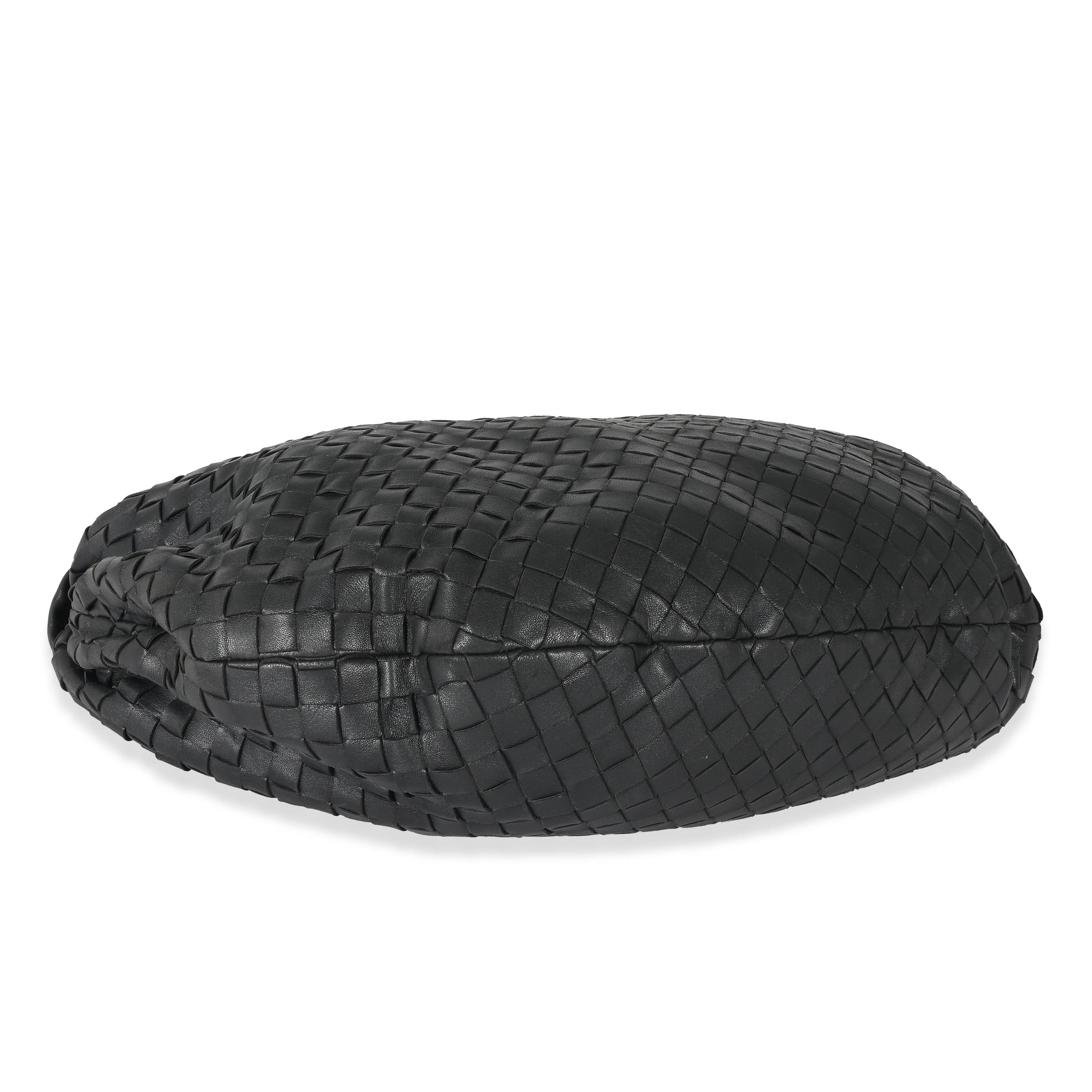 Bottega Veneta Bottega Veneta Black Intrecciato Lambskin Medium Jodie